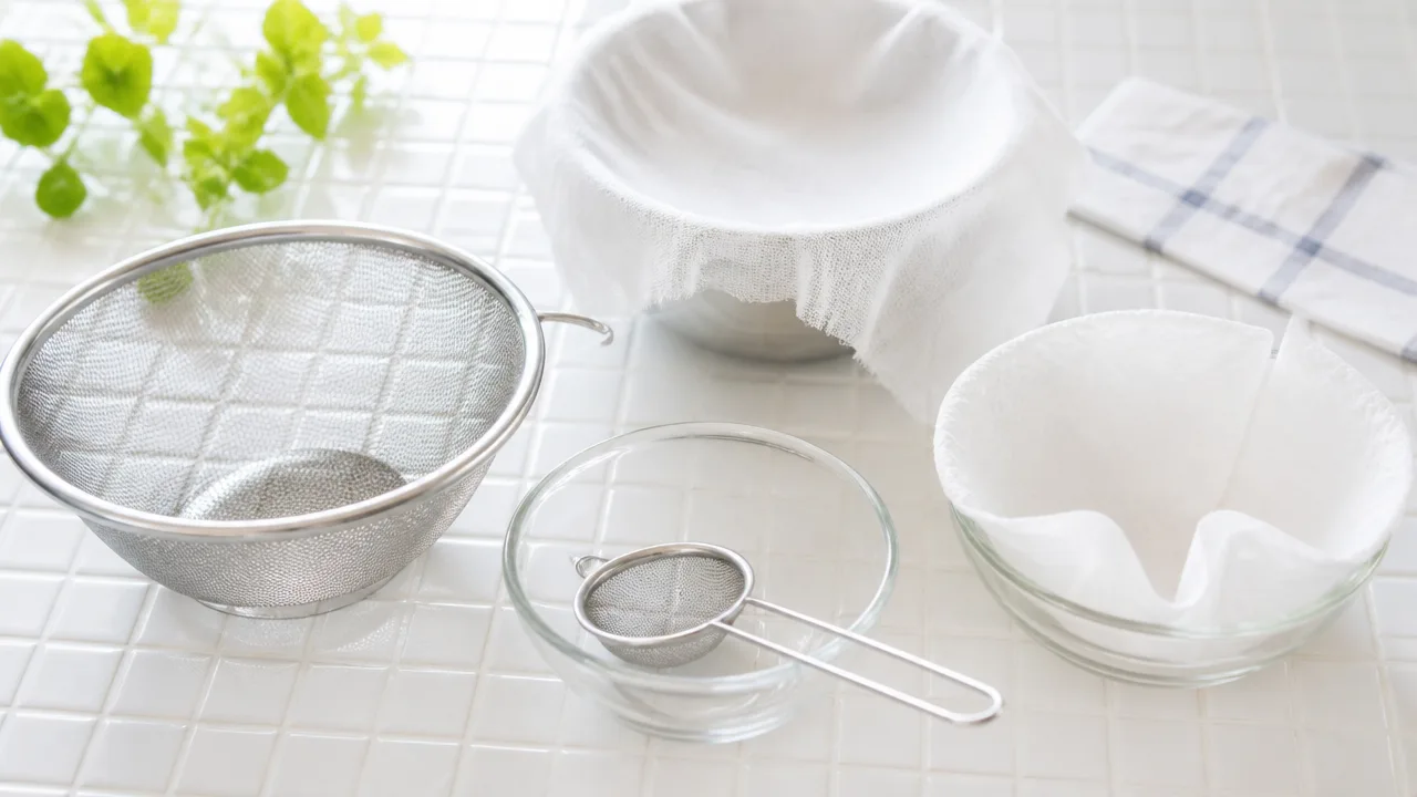 濾し器の代用品は？家にある道具で簡単にこす方法と選び方