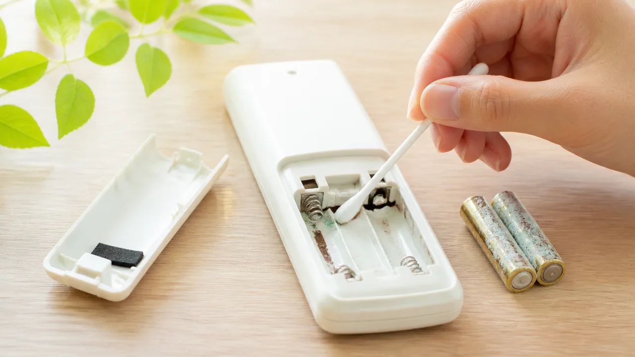 リモコンの電池液漏れを掃除する方法は？手順と注意点をやさしく解説