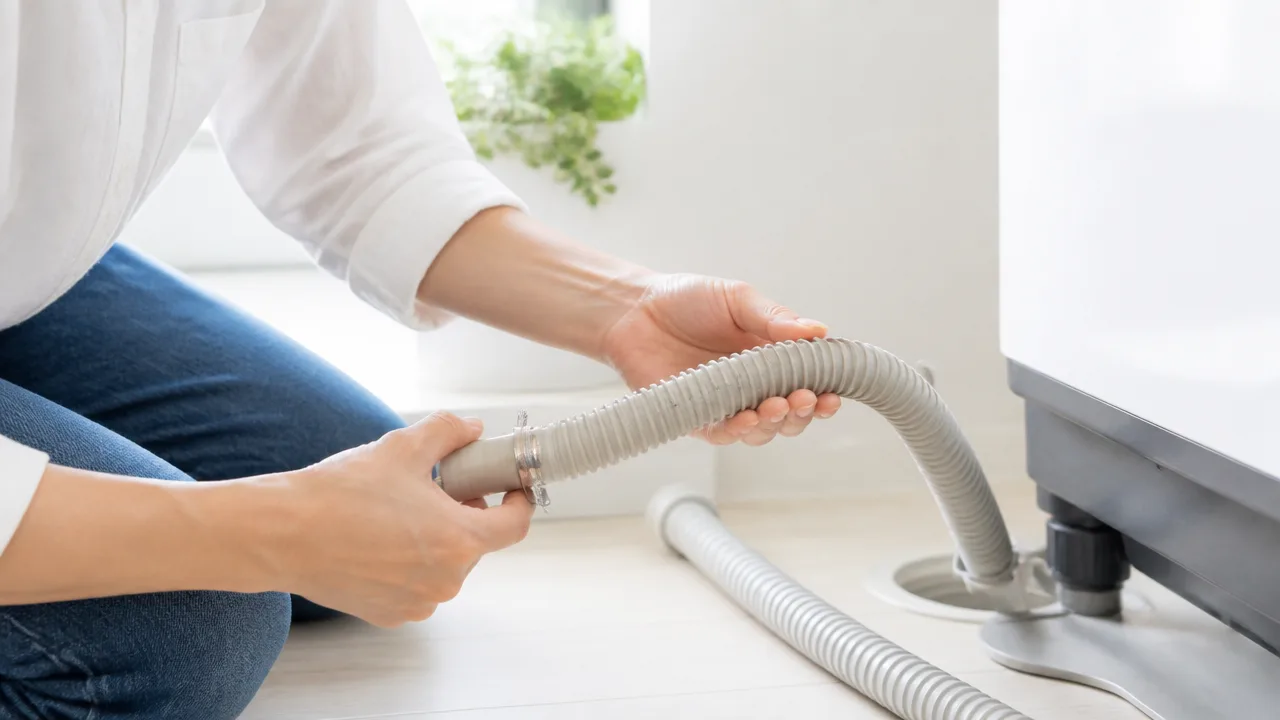 洗濯機の排水ホース掃除方法｜外し方と詰まり・臭い対策を解説