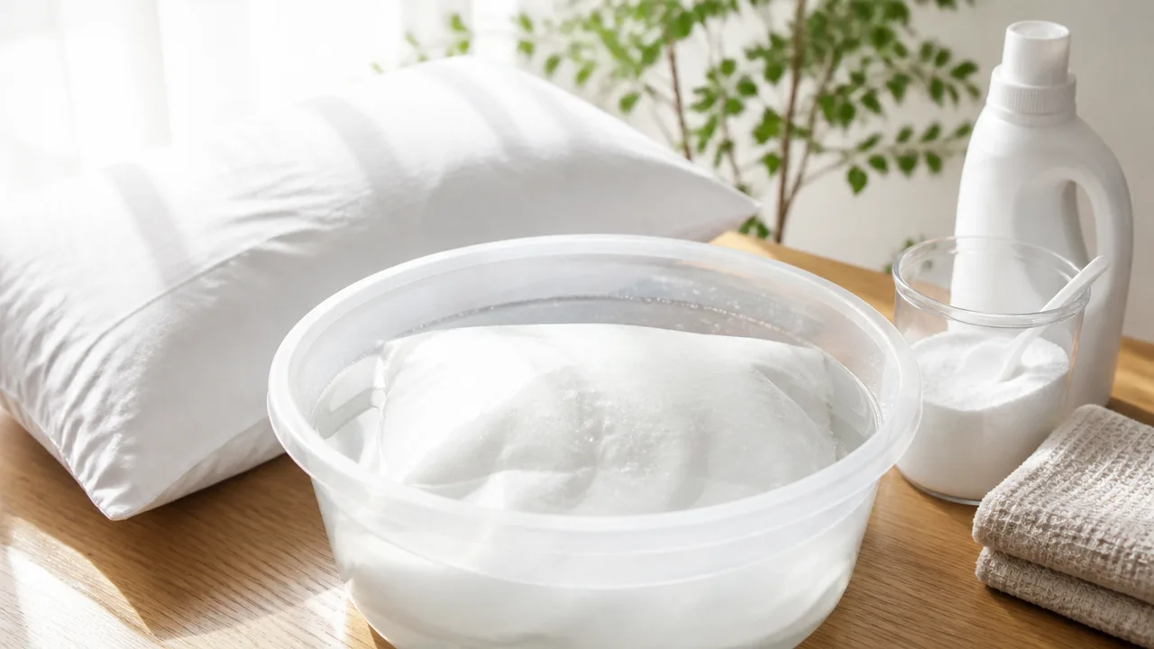 枕の黄ばみの落とし方は？自宅でできる洗濯方法と予防のコツ