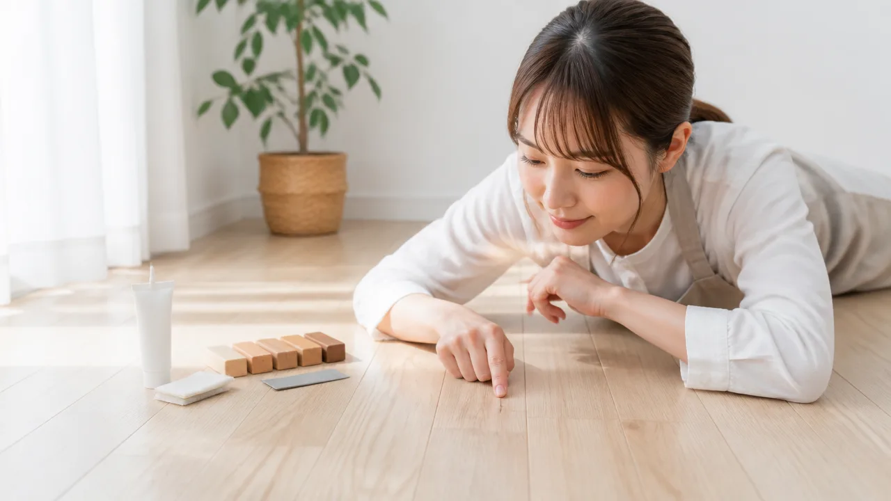 フローリングの傷を目立たなくする方法と自分でできる補修のコツ