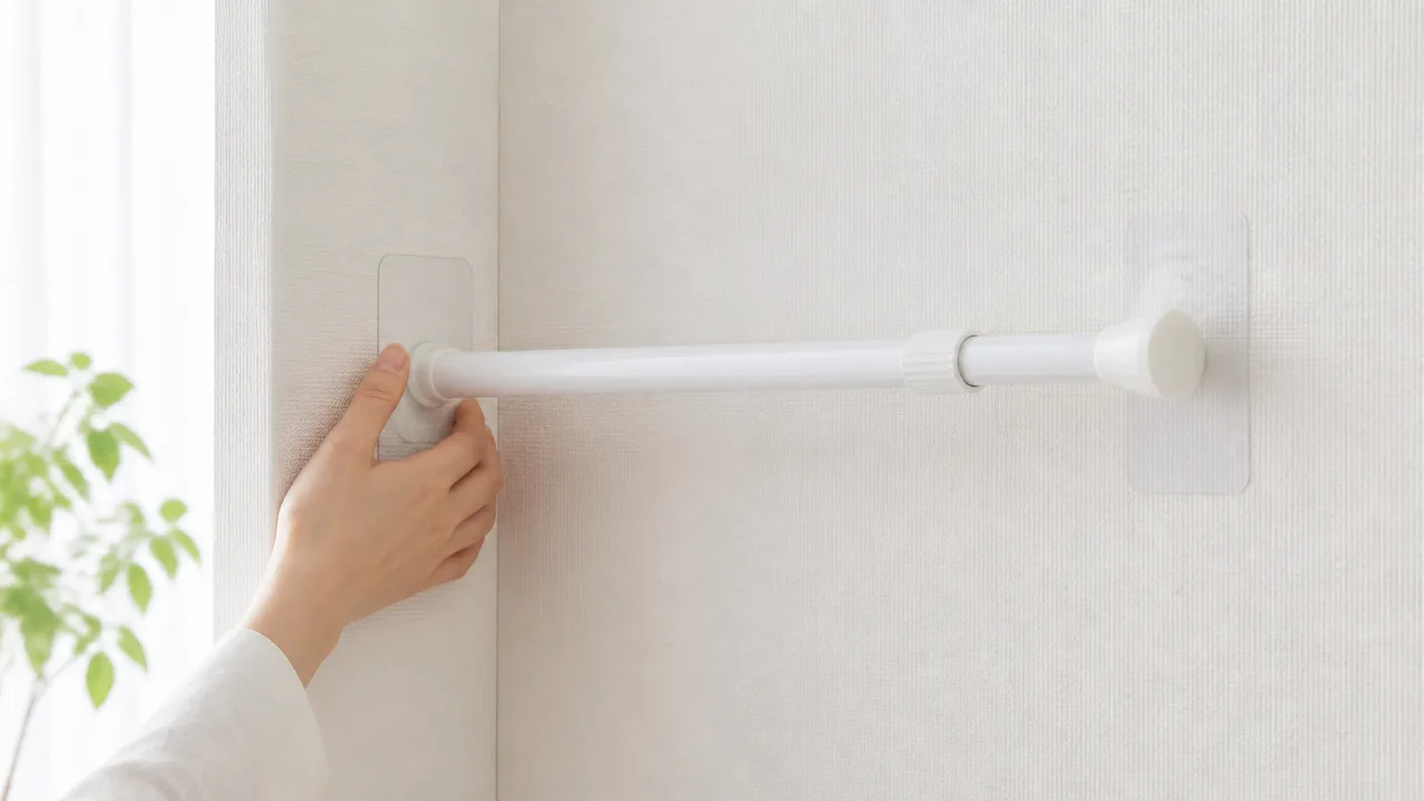 突っ張り棒がすぐ落ちるときの対策は？原因と付け方のコツ