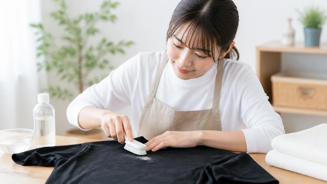 黒い服が洗濯で白くなる原因は？色あせを防ぐ洗い方と戻し方