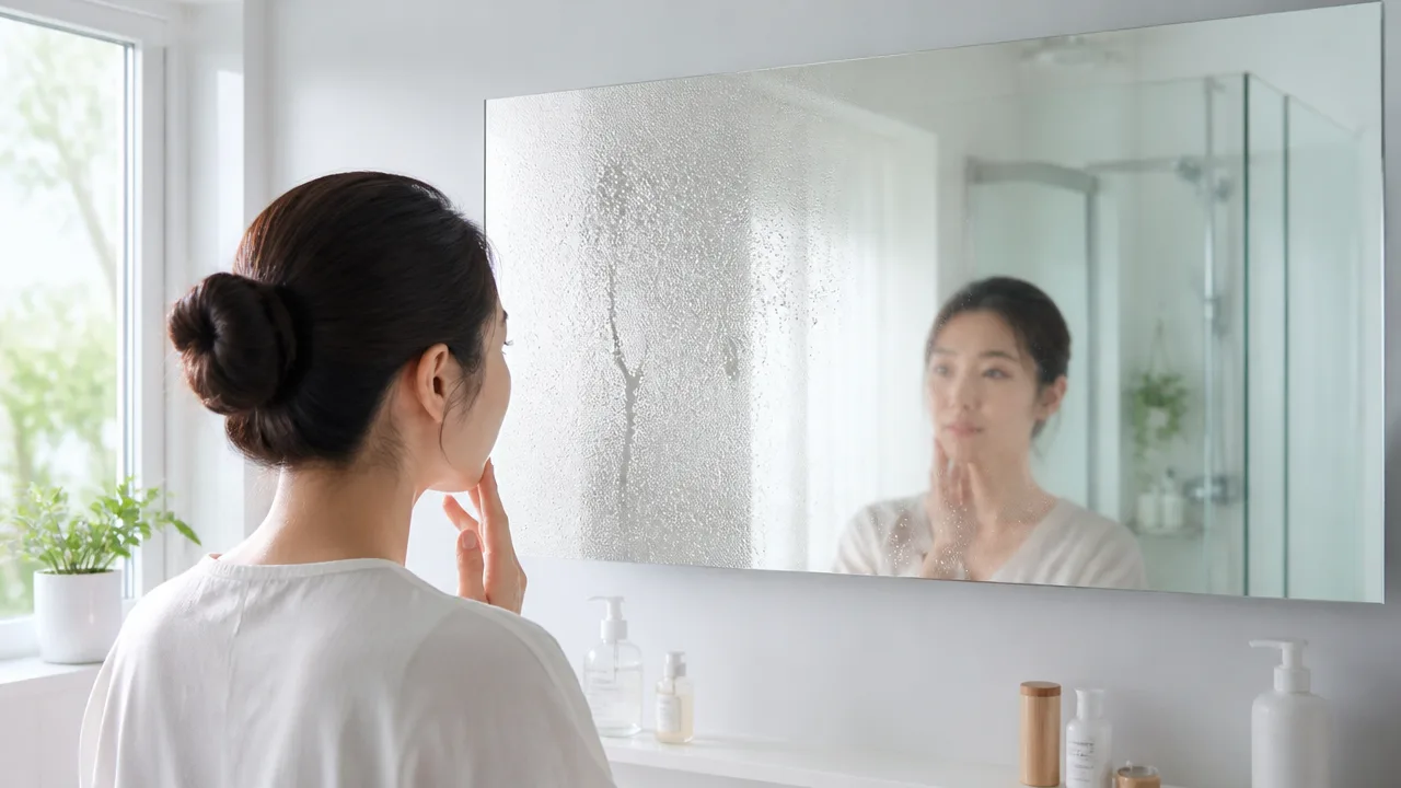 鏡の曇り止めは家にあるものでできる?簡単な方法と注意点