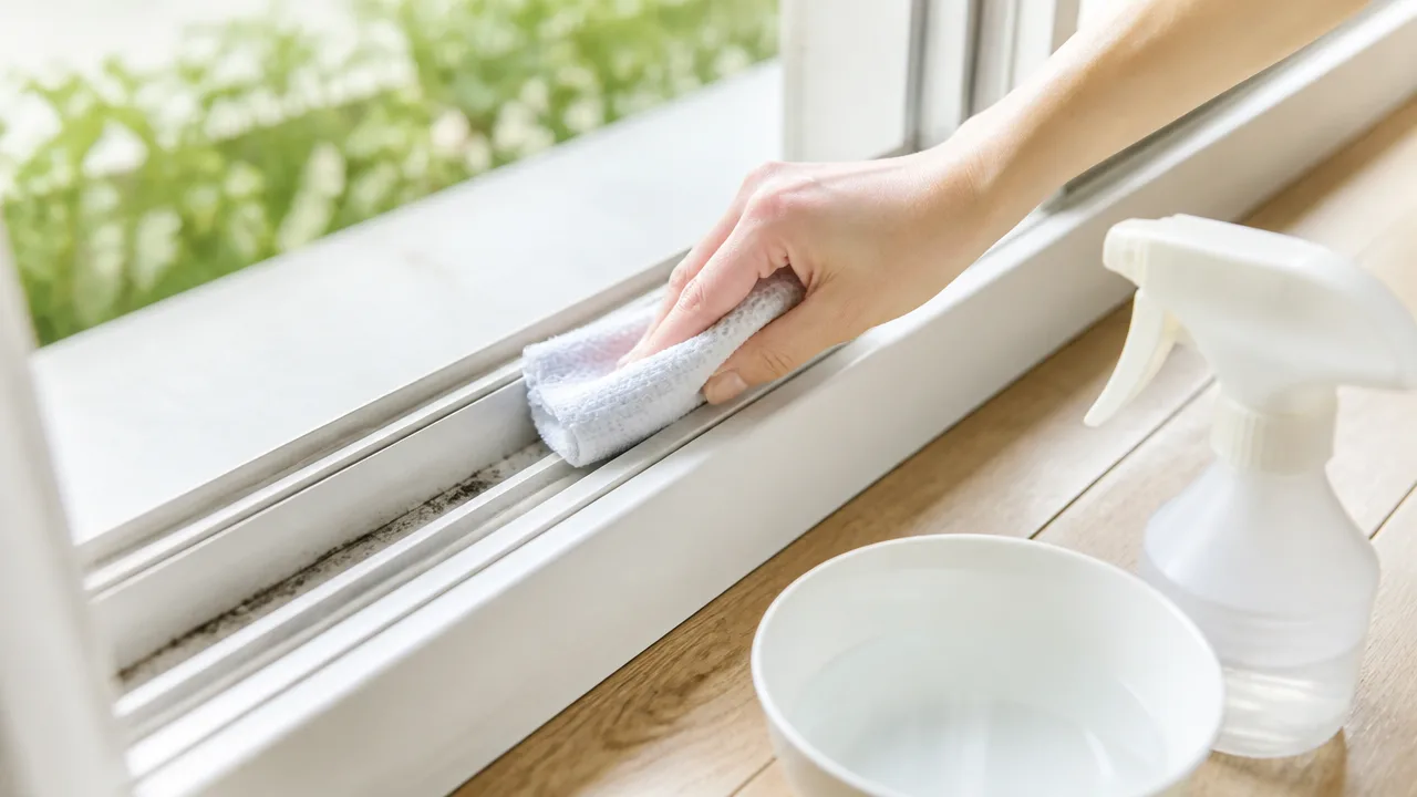 窓サッシの黒カビの落とし方は？簡単な掃除手順と予防法